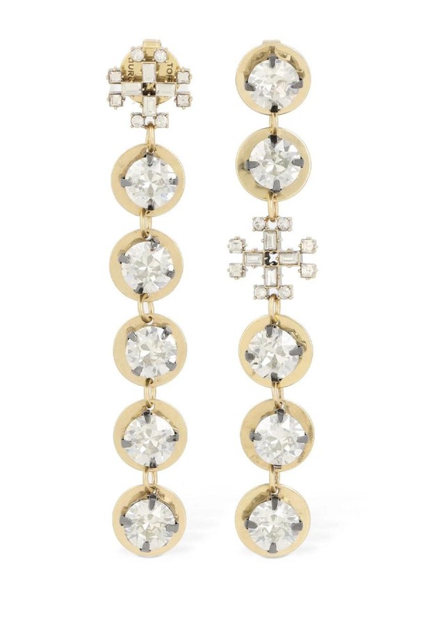 TORY BURCH - 귀걸이 - 토리버치 여성 귀걸이 Crystal linear earring NB01