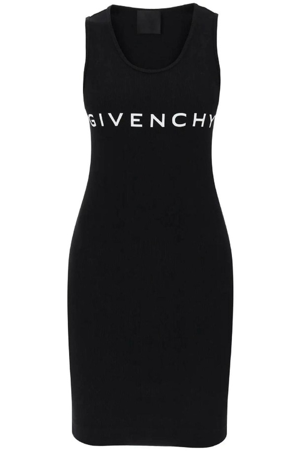 GIVENCHY - 원피스 - 지방시 여성 원피스 ribbed logo mini dress NB02