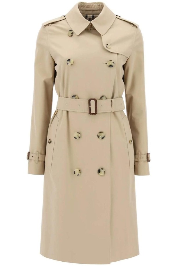 BURBERRY - 코트 - 버버리 여성 트렌치코트 mid length kensington heritage trench coat NB02