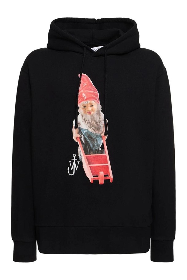 JW ANDERSON - 반팔티셔츠 - JW앤더슨 남성 후드티 Gnome print cotton hoodie NB01