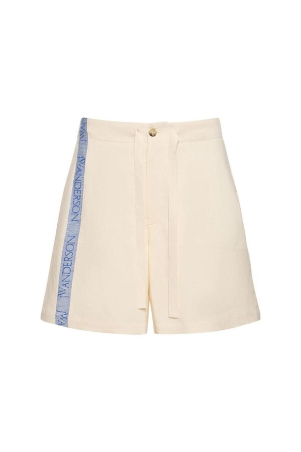 JW ANDERSON - 하프팬츠 - JW앤더슨 남성 숏팬츠 Wide linen   cotton shorts NB01