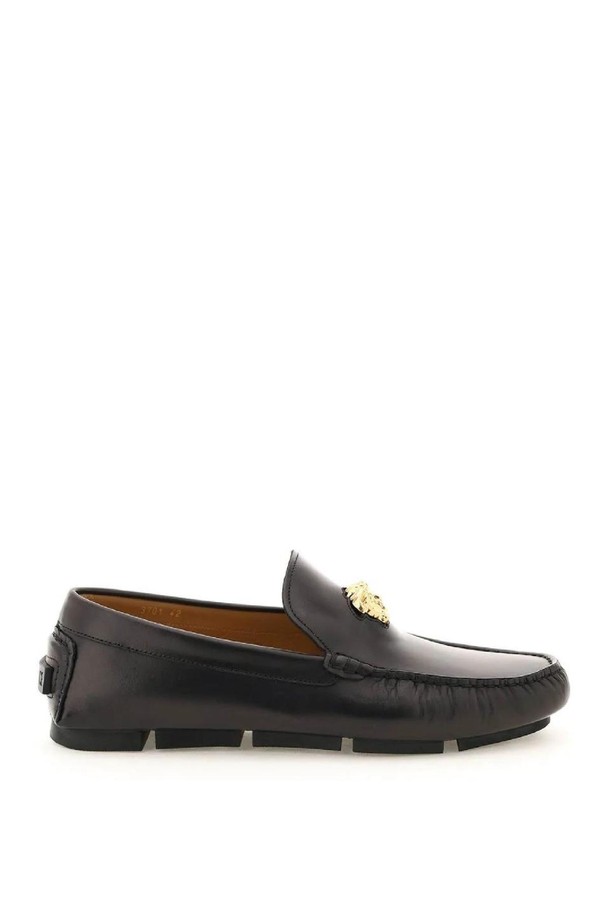 VERSACE - 드레스화 - 베르사체 남성 로퍼 la medusa leather loafers NB02