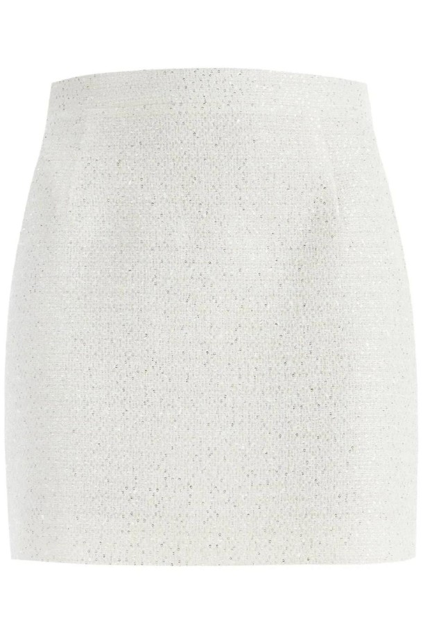 ALESSANDRA RICH - 스커트/팬츠 - 알렉산드라리치 여성 스커트 tweed mini skirt with sequins NB02