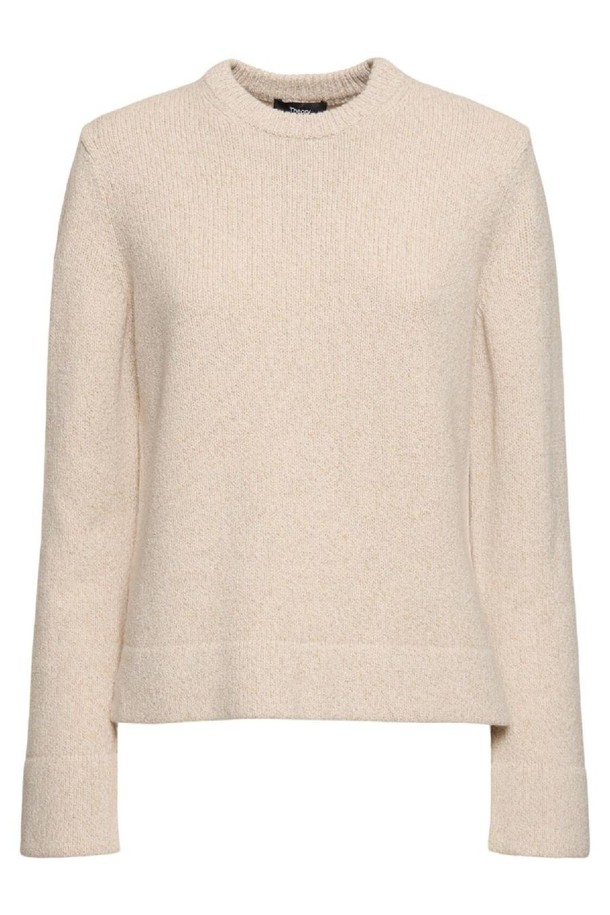 THEORY - 니트/가디건 - 띠어리 여성 스웨터 Side slit wool blend sweater NB01