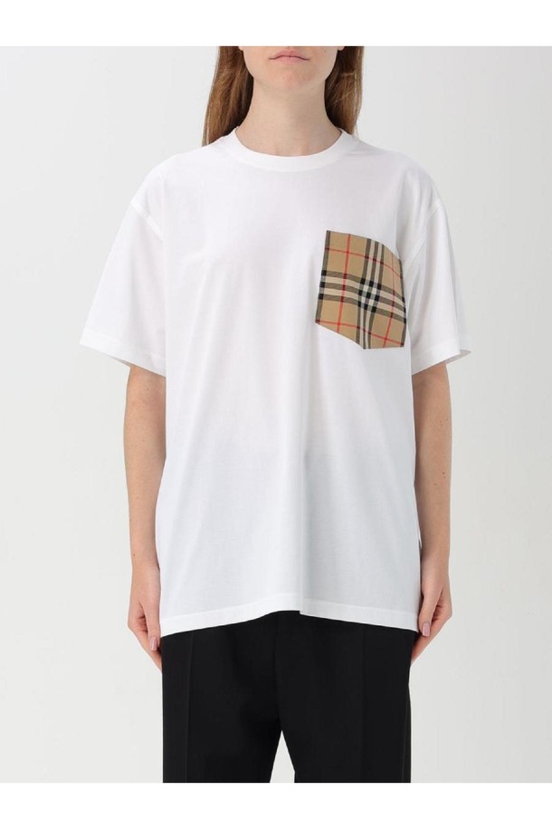 BURBERRY - 반팔티셔츠 - 버버리 여성 티셔츠 Womans T shirt Burberry NB03