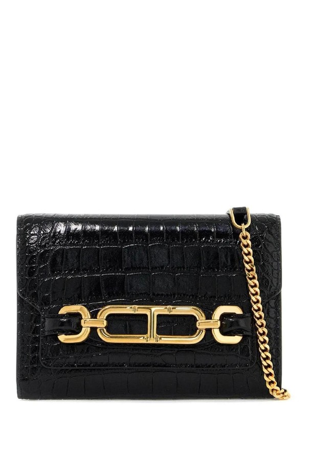 TOM FORD - 숄더백 - 톰포드 여성 숄더백  embossed crocodile leather mini clutch NB02