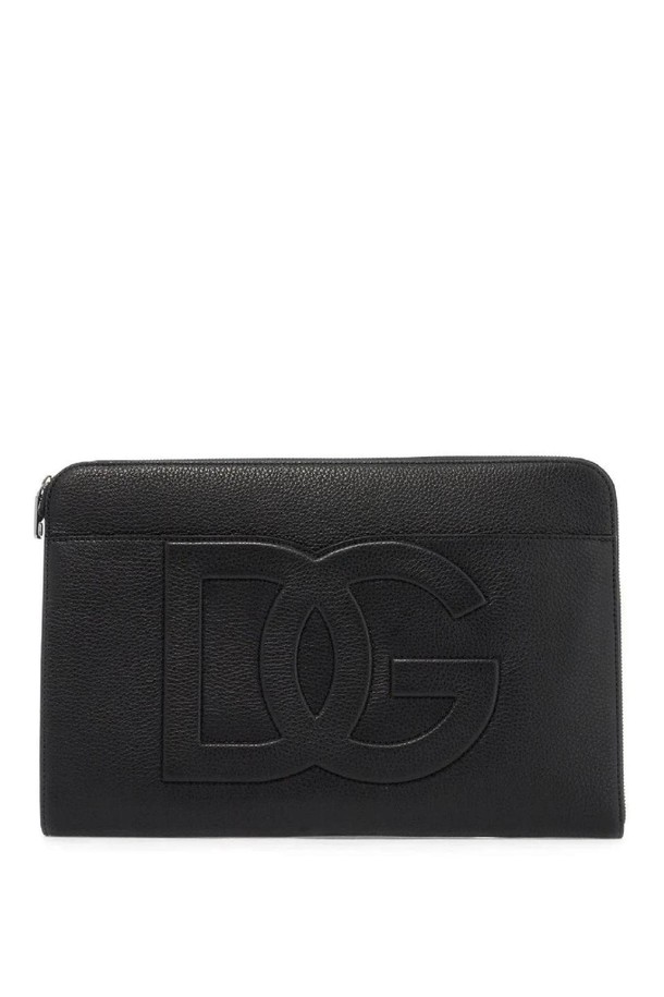 DOLCE & GABBANA - 클러치/파우치 - 돌체앤가바나 남성 클러치백 large hammered leather pouch NB02