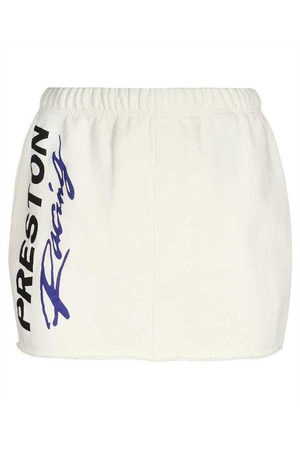 HERON PRESTON - 스커트/팬츠 - 헤론프레스톤 여성 스커트 Heron Preston HWCK002S23JER002 PRESTON RACING Skirt   White NB24