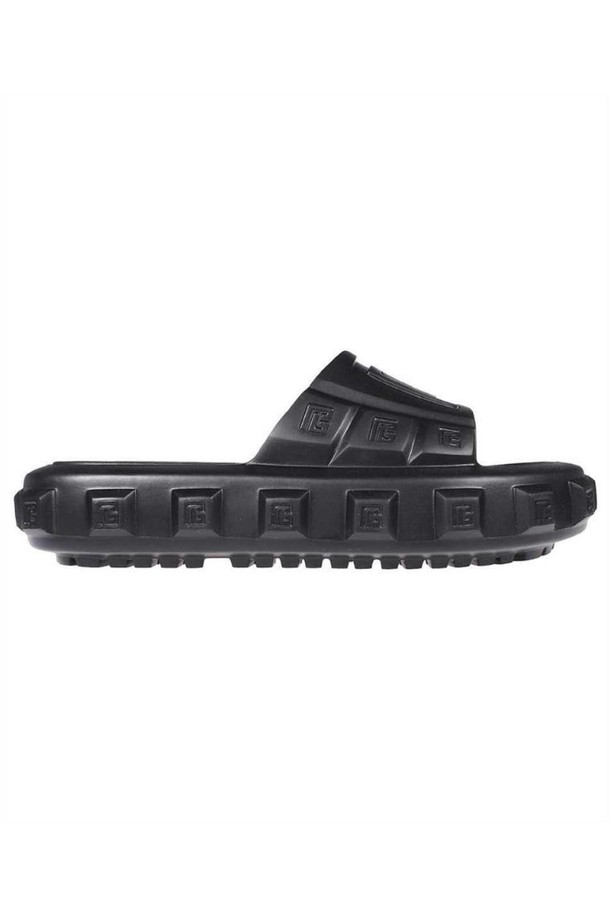 BALMAIN - 샌들/슬리퍼 - 발망 남성 슬리퍼 Balmain AM1UL322KEVA POOL Slides   Black NB24