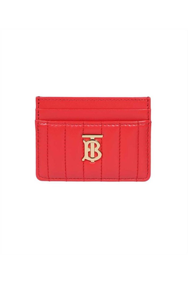 BURBERRY - 카드지갑 - 버버리 여성 카드지갑 Burberry 8064828 QUILTED LEATHER LOLA Card holder   Red NB24