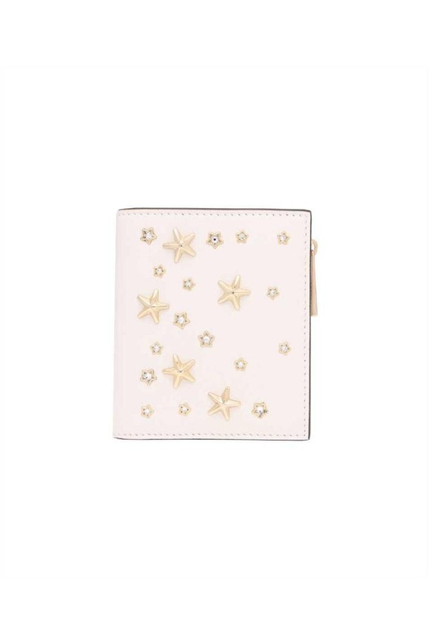 JIMMY CHOO - 중/반지갑 - 지미추 여성 지갑 Jimmy Choo HANNI CZN Wallet   Beige NB24