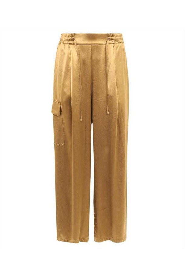 YVES SALOMON - 스커트/팬츠 - 이브살로몬 여성 팬츠 Yves Salomon 24E24EYP005XXSAVI SATIN CARGO Trousers   Gold NB24