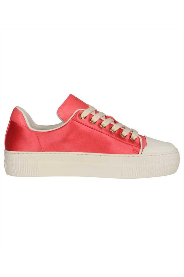 TOM FORD - 스니커즈 - 톰포드 여성 스니커즈 Tom Ford W2878T TSA010 SATIN CITY LOW TOP Sneakers   Red N24