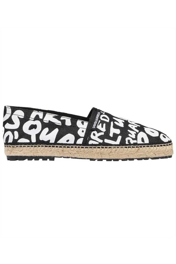 Dsquared2 - 스니커즈 - 디스퀘어드2 남성 에스파드류 Dsquared2 ESM0017 10107279 POP 80S FLAT Espadrilles   Black NB24