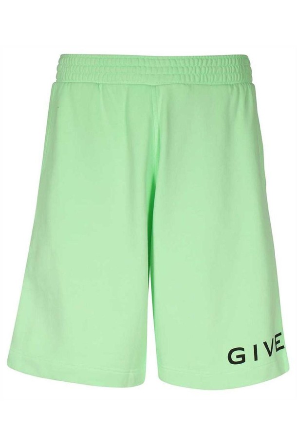 GIVENCHY - 하프팬츠 - 지방시 남성 숏팬츠 Givenchy BM51863YAC BOXY FIT Shorts   Green NB24