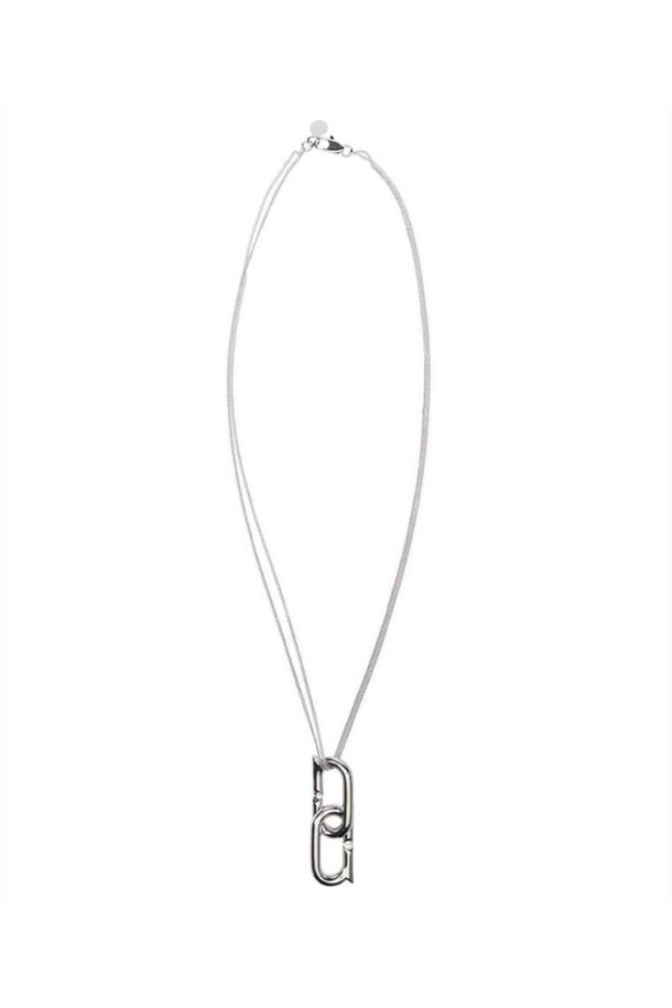 Salvatore Ferragamo - 기타소품 - 페라가모 남성 목걸이 Salvatore Ferragamo 770329 Necklace   Silver NB24