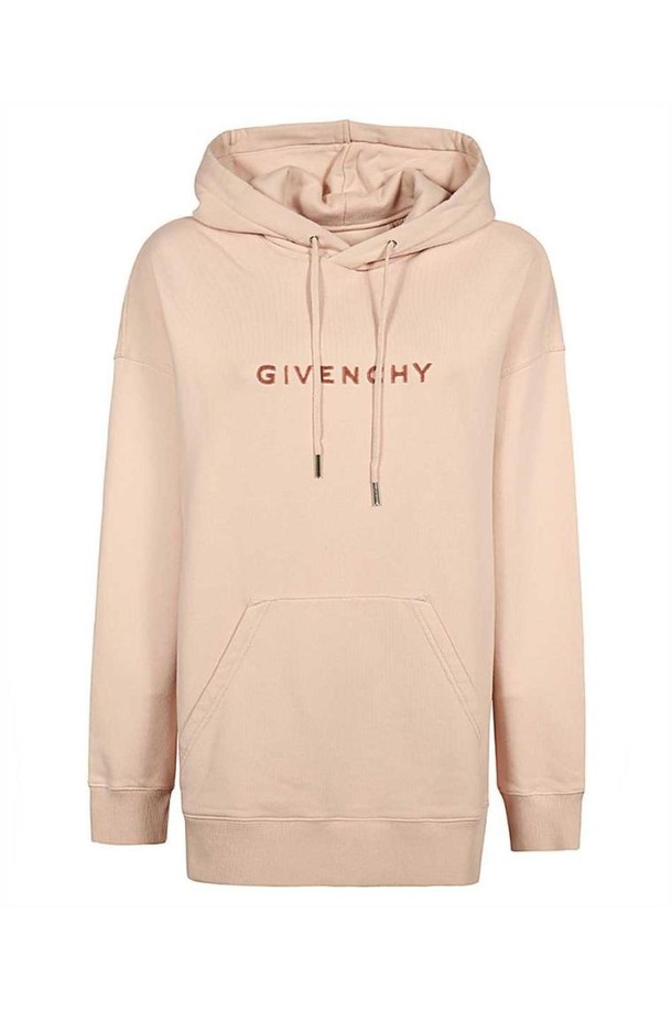 GIVENCHY - 긴팔티셔츠 - 지방시 여성 맨투맨 후드 Givenchy BWJ01Z3Z85 OVERSIZED Hoodie   Pink NB24