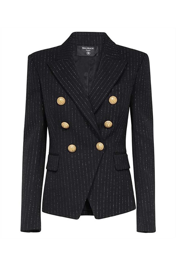 BALMAIN - 자켓/점퍼 - 발망 여성 자켓 Balmain BF1SG008WB89 CLASSIC 6 BUTTON Jacket   Black NB24