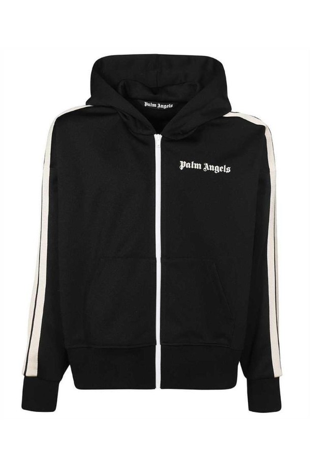 PALMANGELS - 자켓/점퍼 - 팜앤젤스 남성 자켓 Palm Angels PMBD051S23FAB001 ZIPPED HOODY TRACK Jacket   Black NB24