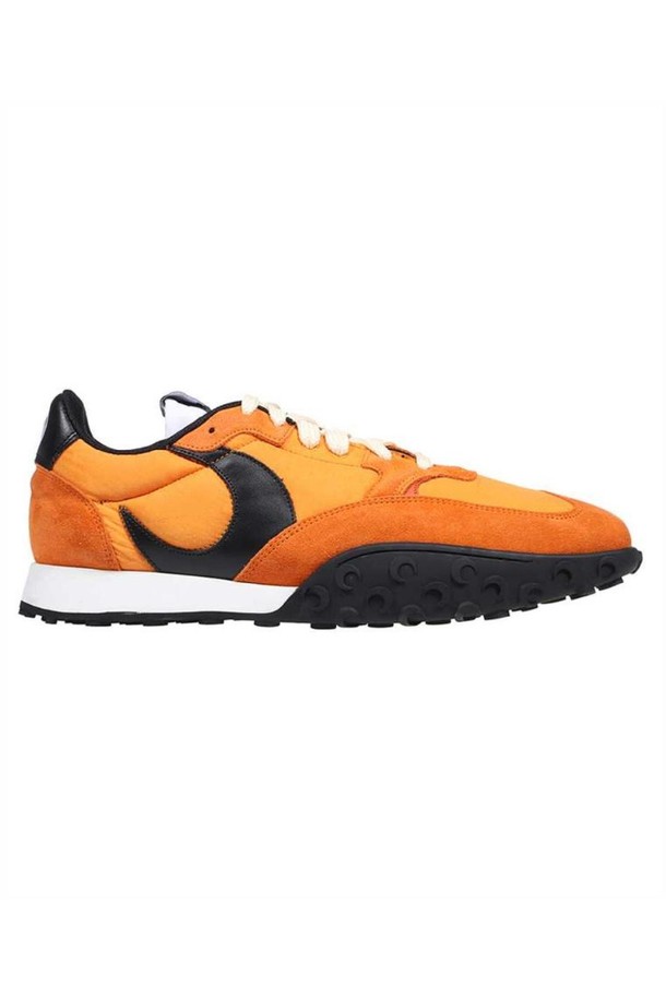 MARINE SERRE - 스니커즈 - 마린세르 남성 스니커즈 Marine Serre MFW007 CWOV0011 REGENERATED MOIRE LOW TOP Sneakers   Orange NB24