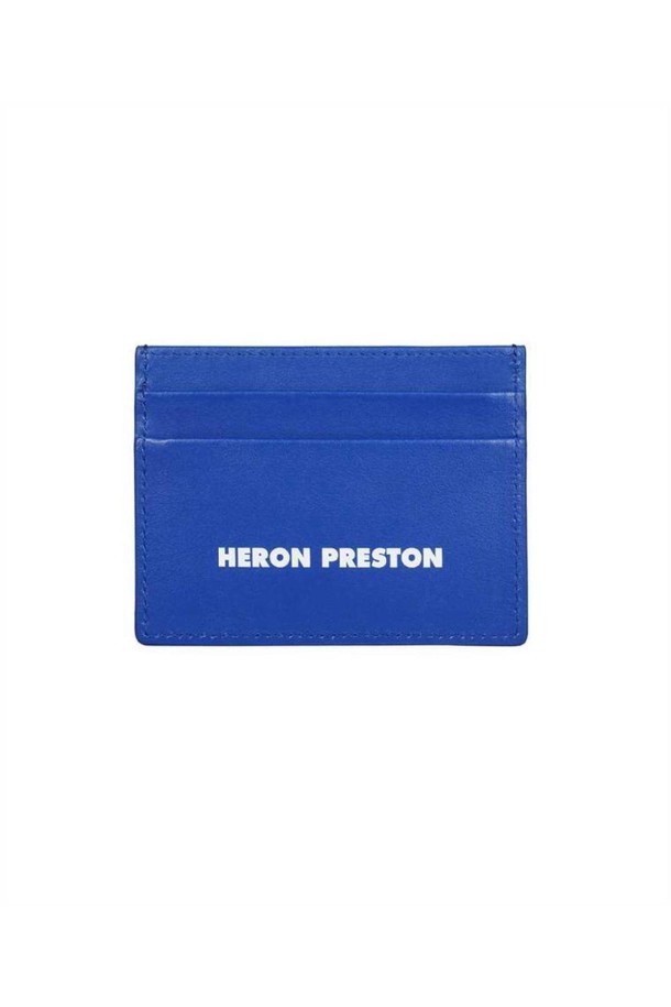 HERON PRESTON - 지갑 - 헤론프레스톤 남성 카드지갑 Heron Preston HMND008F22LEA001 TAPE Card holder   Blue NB24