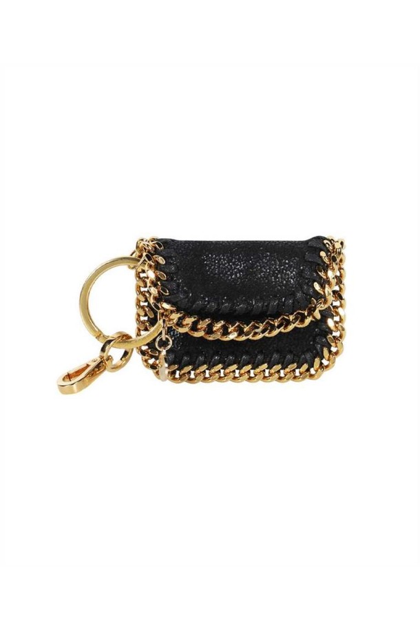 STELLA McCARTNEY - 카드지갑 - 스텔라 맥카트니 여성 카드지갑 Stella McCartney 7P0033 W9355 ECO SHAGGY DEER Card holder   Black NB24