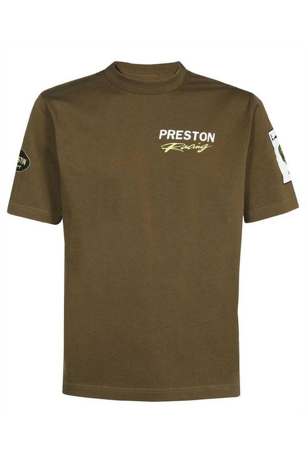 HERON PRESTON - 반팔티셔츠 - 헤론프레스톤 남성 티셔츠 Heron Preston HMAA032S23JER008 PRESTON RACING T shirt   Green NB24