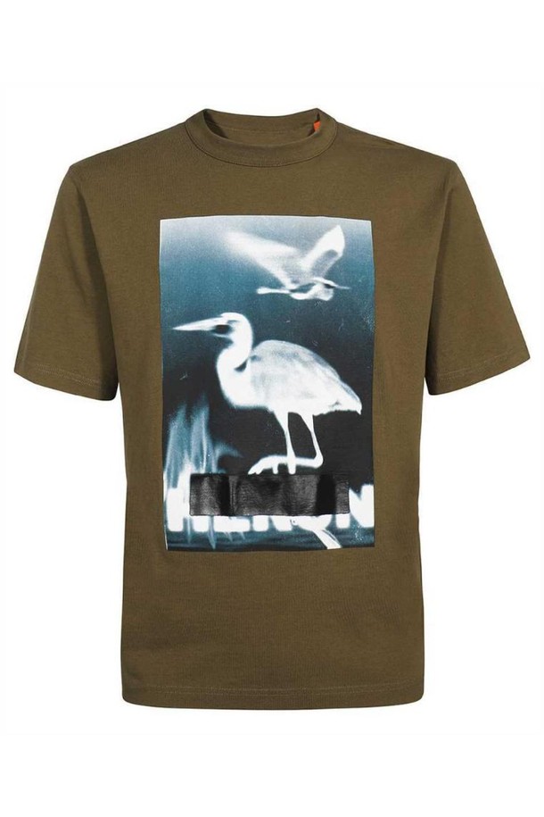 HERON PRESTON - 반팔티셔츠 - 헤론프레스톤 남성 티셔츠 Heron Preston HMAA032S23JER002 CENSORED T shirt   Green NB24