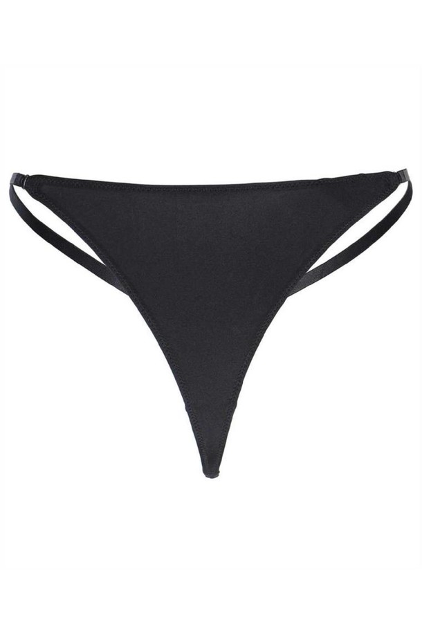 DIESEL - 기타소품 - 디젤 여성 속옷 Diesel A12625 0CHAM UFST D STRING LOGO PLAQUE Panties   Black NB24