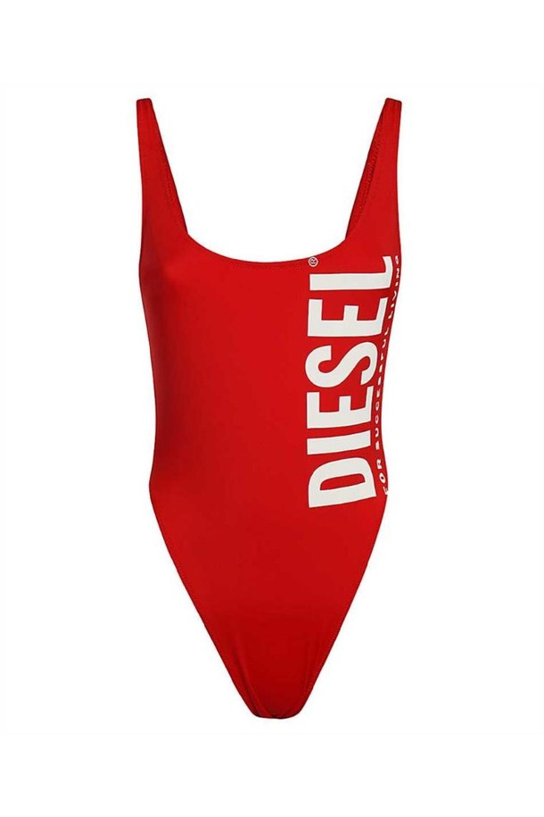 DIESEL - 기타소품 - 디젤 여성 수영복 Diesel A07122 0AHAS BFSW PAMELA LOGO PRINT Swimsuit   Red NB24