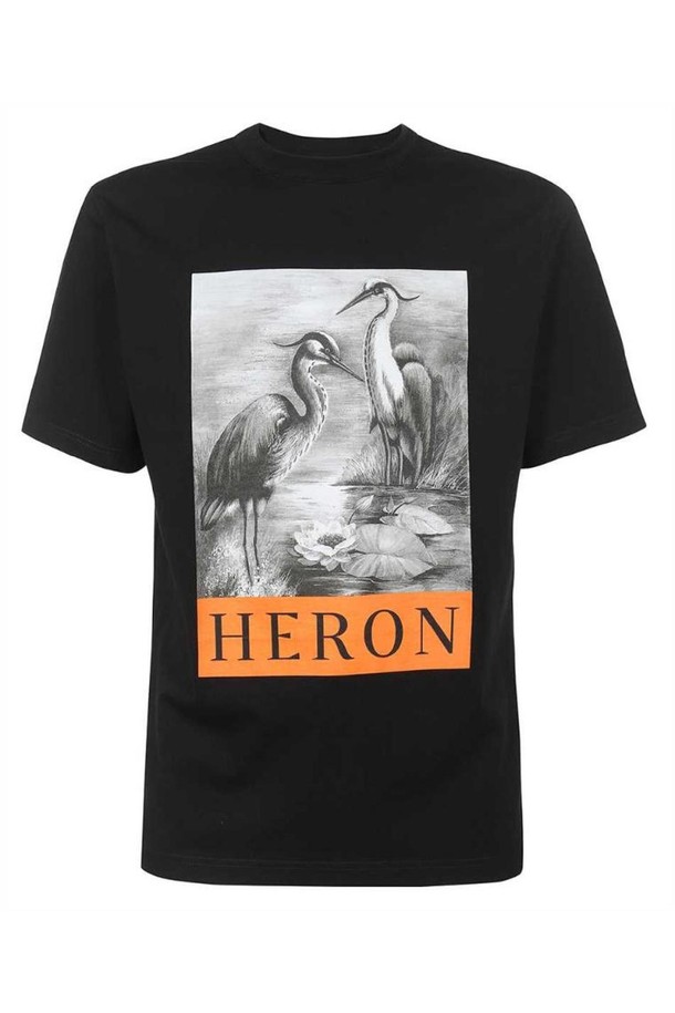 HERON PRESTON - 반팔티셔츠 - 헤론프레스톤 남성 티셔츠 Heron Preston HMAA032C99JER003 T shirt   Black NB24