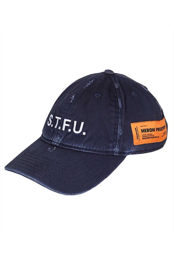 HERON PRESTON - 모자 - 헤론프레스톤 남성 모자 Heron Preston HMLB001F23FAB003 STFU DISTRESSED Cap   Blue NB24