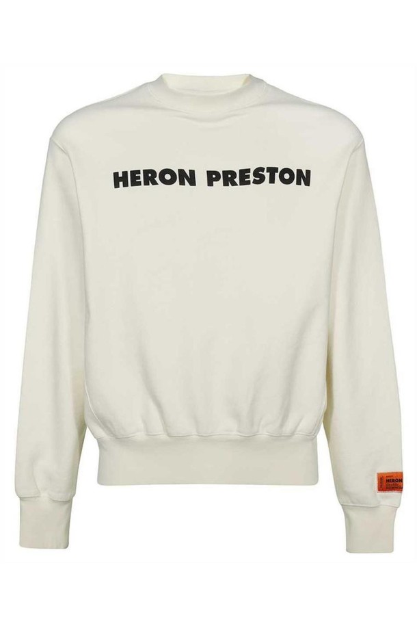 HERON PRESTON - 긴팔티셔츠 - 헤론프레스톤 남성 맨투맨 후드 Heron Preston HMBA020S23JER007 THIS IS NOT Sweatshirt   White NB24