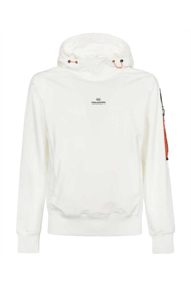 PARAJUMPERS - 긴팔티셔츠 - 파라점퍼스 남성 맨투맨 후드 Parajumpers 23S PMFLERE02 P29 ELECTRA Hoodie   White NB24