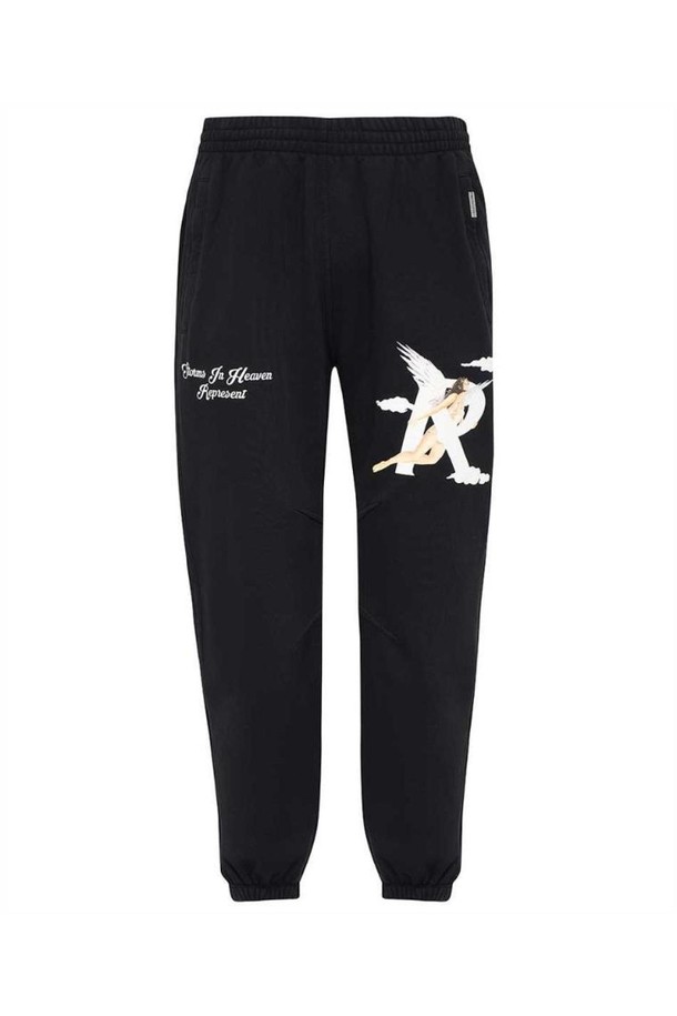 REPRESENT - 팬츠 - 리프리젠트 남성 팬츠 Represent M08219 01 STORMS IN HEAVEN Trousers   Black NB24