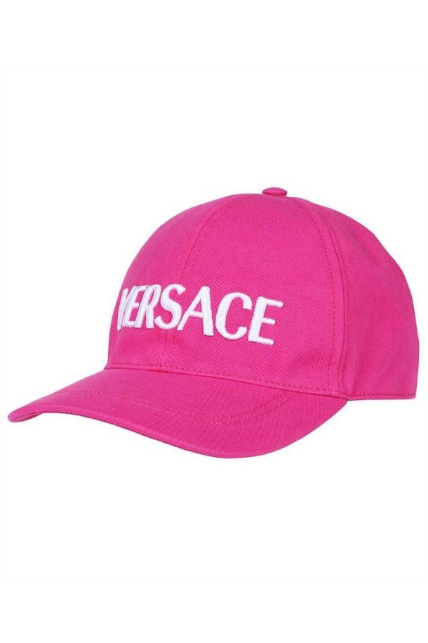 VERSACE - 모자/비니 - 베르사체 여성 모자 Versace 1001590 1A05934 LOGO Cap   Pink NB24