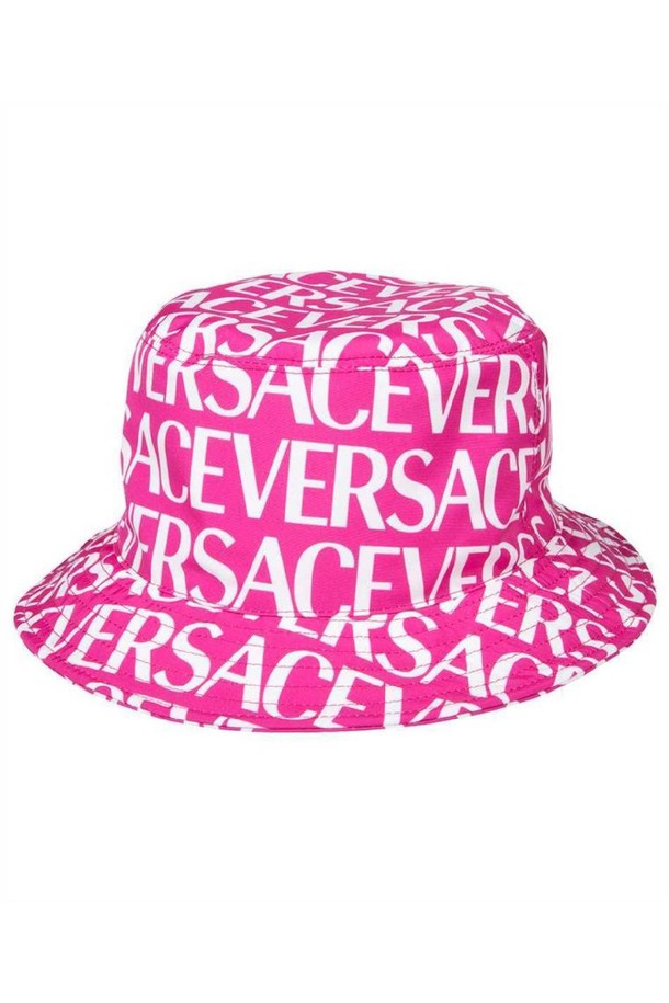 VERSACE - 모자/비니 - 베르사체 여성 모자 Versace 1007031 1A06696 LOGO Hat   Pink NB24