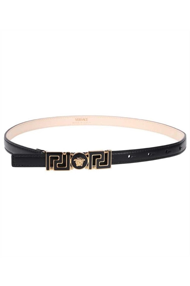 VERSACE - 기타소품 - 베르사체 여성 벨트 Versace 1009125 1A04791 GRECA MEDUSA LEATHER Belt   Black NB24