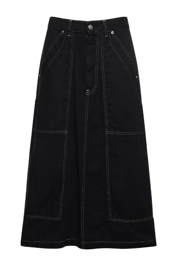 MM6 Maison Margiela - 스커트/팬츠 - 엠엠식스 메종마르지엘라 여성 스커트 Long denim skirt NB01