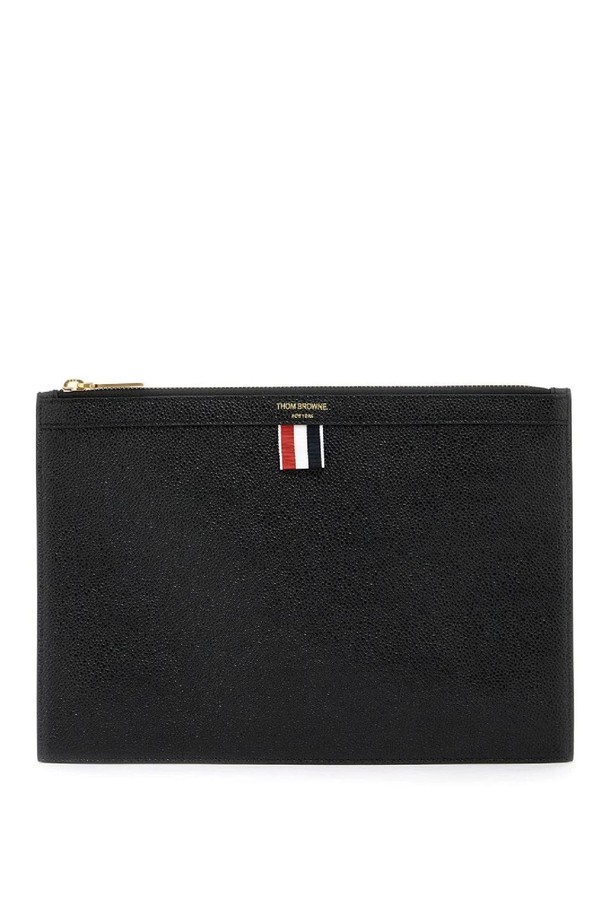 THOM BROWNE - 클러치/파우치 - 톰브라운 남성 클러치백 leather small document holder NB02