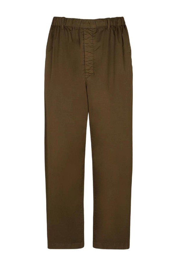 LEMAIRE - 팬츠 - 르메르 남성 팬츠 Stretch waist loose cotton pants NB01