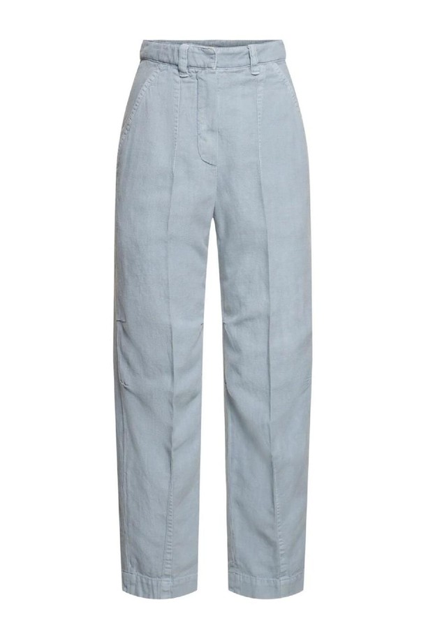 BRUNELLO CUCINELLI - 스커트/팬츠 - 브루넬로 쿠치넬리 여성 크롭 팬츠 Cotton   linen wide pants NB01