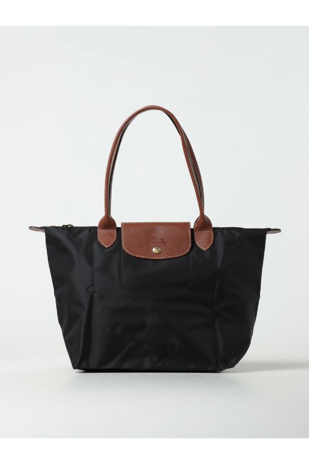 LONGCHAMP - 숄더백 - 롱샴 여성 숄더백 Longchamp le pliage bag in nylon and grained leather NB03