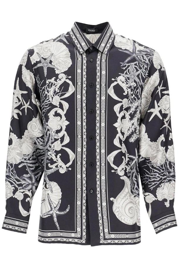 VERSACE - 긴팔셔츠 - 베르사체 남성 셔츠 barocco sea silk shirt NB02