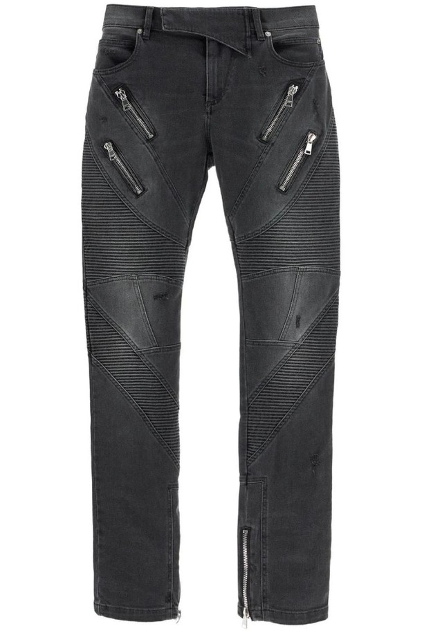 BALMAIN - 팬츠 - 발망 남성 청바지 slim fit biker jeans for NB02