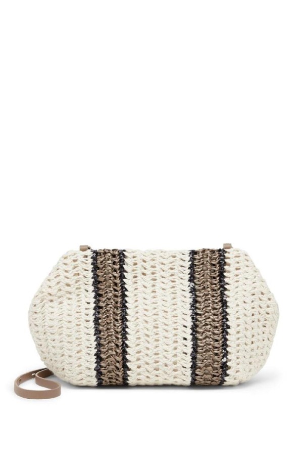 BRUNELLO CUCINELLI - 숄더백 - 브루넬로 쿠치넬리 여성 숄더백 COTTON RAFFIA HANDBAG NB30