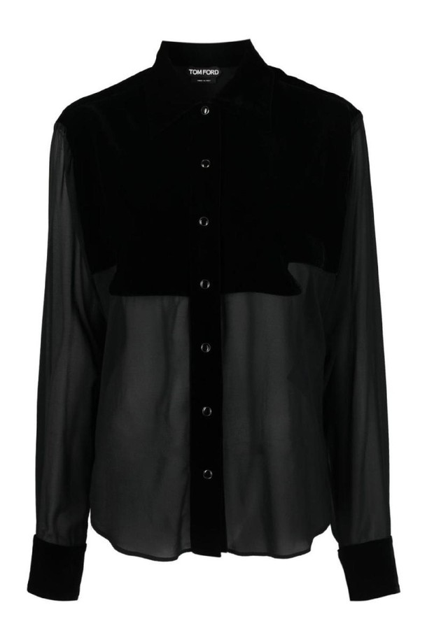 TOM FORD - 블라우스/셔츠 - 톰포드 여성 셔츠 블라우스 SILK GEORGETTE SHIRT NB30