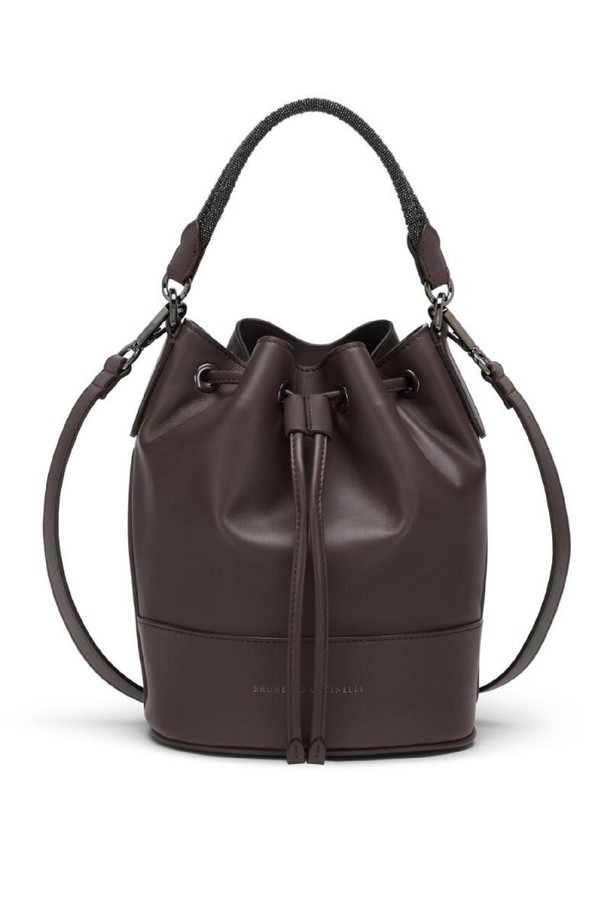 BRUNELLO CUCINELLI - 숄더백 - 브루넬로 쿠치넬리 여성 버킷백 LEATHER BUCKET BAG NB30