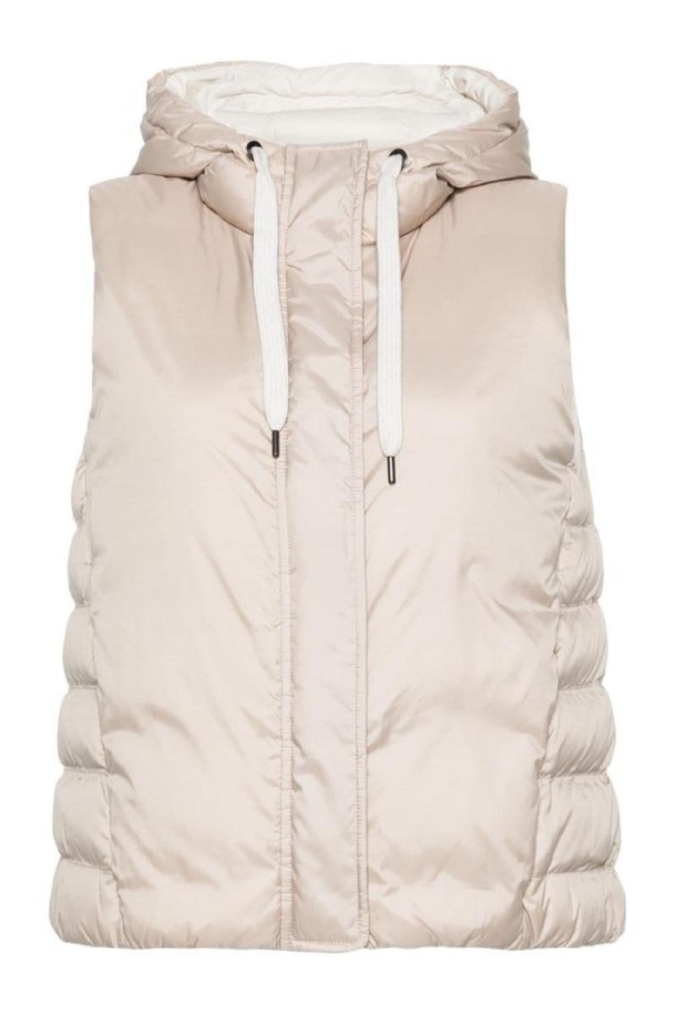 BRUNELLO CUCINELLI - 다운/패딩 - 브루넬로 쿠치넬리 여성 자켓 NYLON HOODED VEST NB30