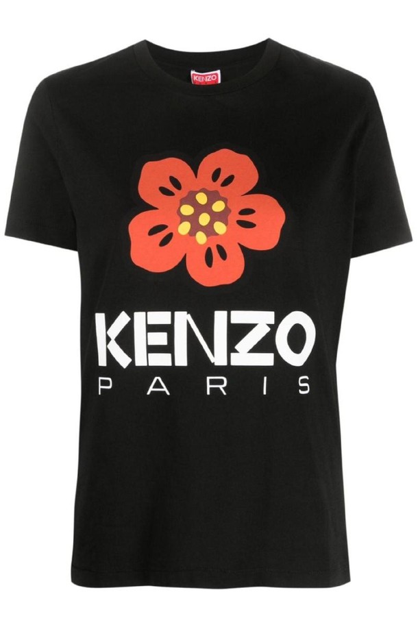 KENZO - 반팔티셔츠 - 겐조 여성 티셔츠 BOKE FLOWER COTTON T SHIRT NB30